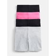 thumbnail image 1 of Wonder Nation Girls Bike Shorts, 4-Pack, Sizes 4-18 & Plus, 1 of 3