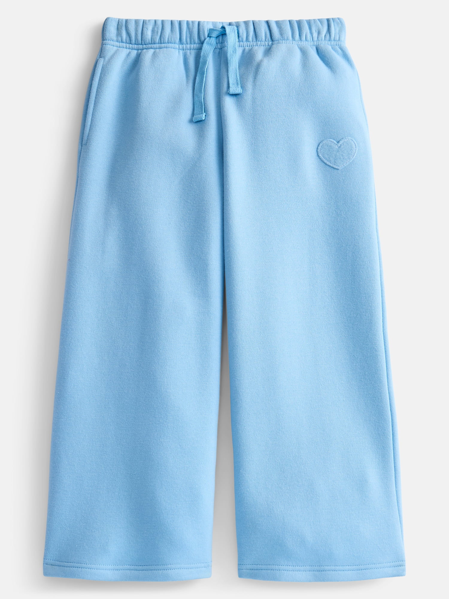 Wonder Nation Girls Wide Leg Fleece Pants, Sizes 4-18 & Plus