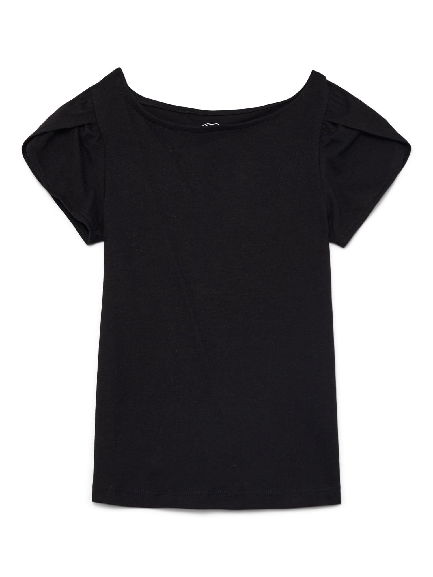 Wonder Nation Girls Tulip Sleeve Top, Sizes 4-18 & Plus