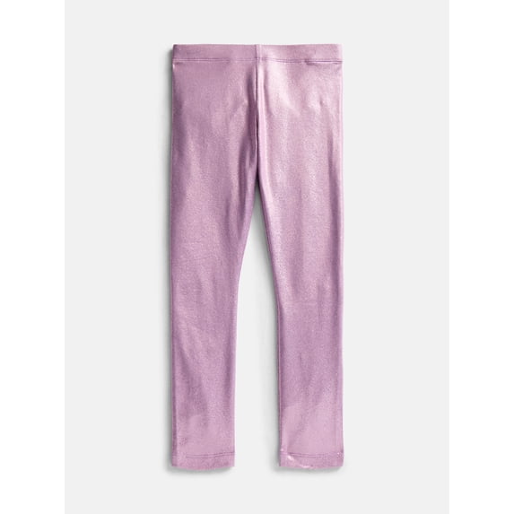 Wonder Nation Girls Shine Leggings, Sizes 4-18