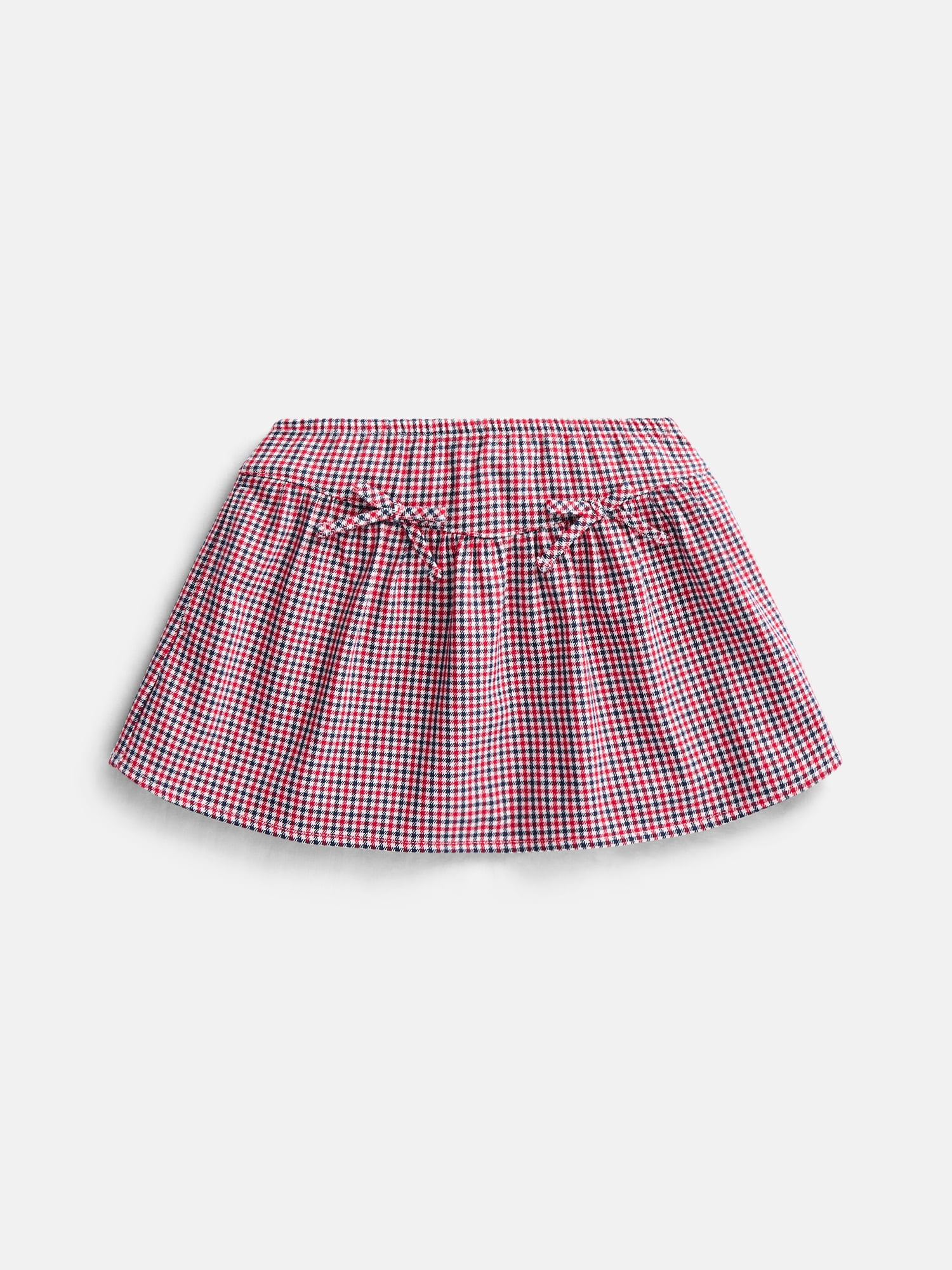 Wonder Nation Girls Plaid Bow Skort, Sizes 4-18