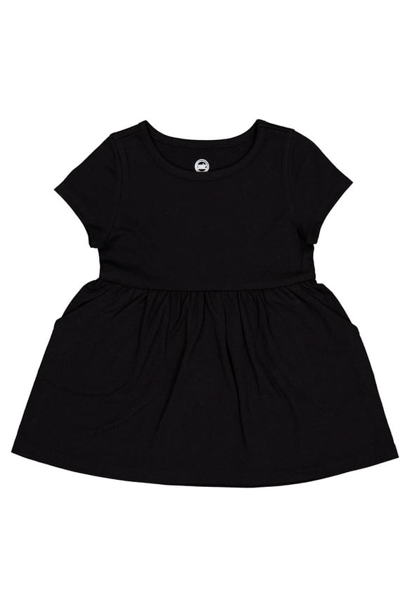 Toddler Girl Short Sleeve Play Dress, Sizes 12M-3T