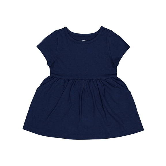 Wonder Nation Toddler Girl Short Sleeve Play Dress, Sizes 12M-3T