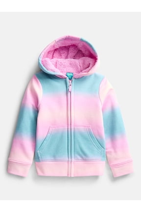Girls Kid Tough Fully Lined Zip Hoodie Jacket, Sizes 4-18 & Plus