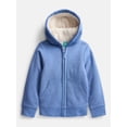 thumbnail image 1 of Wonder Nation Girls Kid Tough Fully Lined Zip Hoodie Jacket, Sizes 4-18 & Plus, 1 of 3