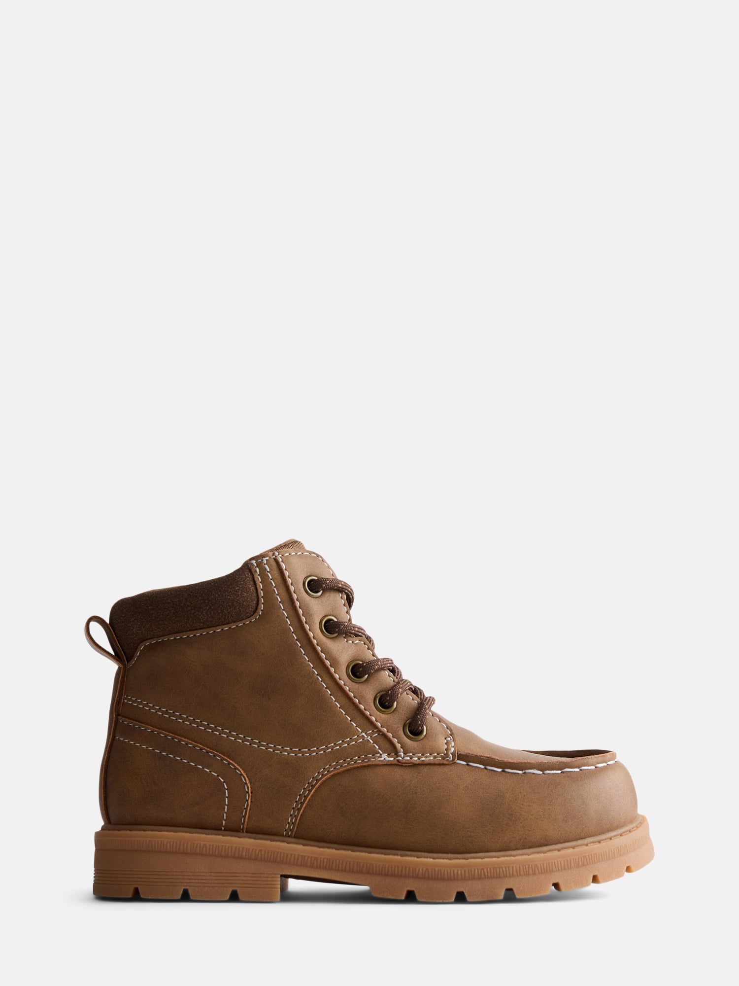 Wonder Nation Little and Big Boys Moc Toe Boots