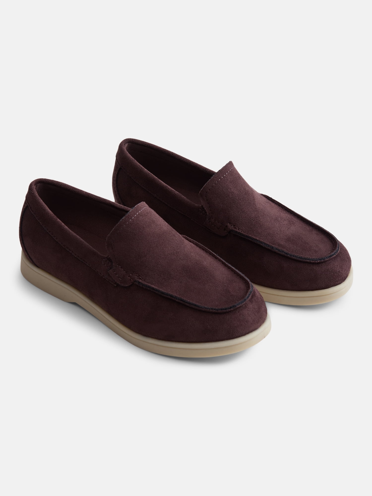 Wonder Nation Little and Big Boys Faux Suede Loafer Shoes