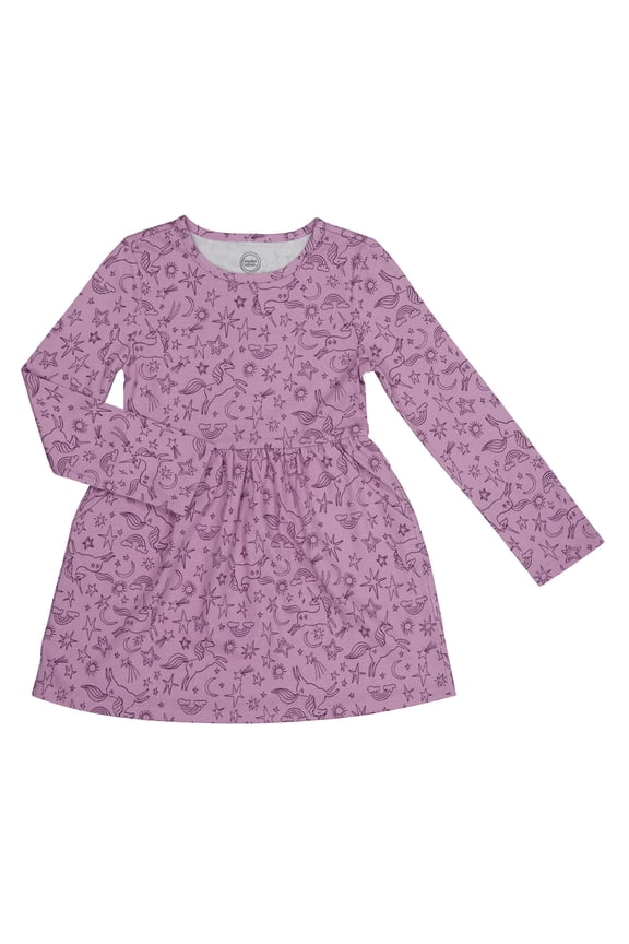 Girls Long Sleeve Play Dress, Sizes 4-18 & Plus
