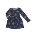 thumbnail image 1 of Wonder Nation Girls Long Sleeve Play Dress, Sizes 4-18 & Plus, 1 of 3