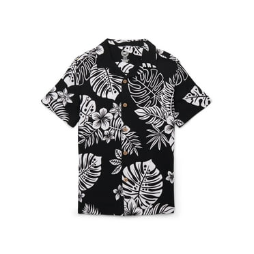 Wonder Nation Boys Short Sleeve Camp Shirt, Sizes 4-18