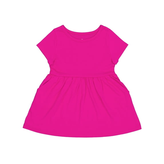 Wonder Nation Toddler Girl Short Sleeve Play Dress, Sizes 12M-3T