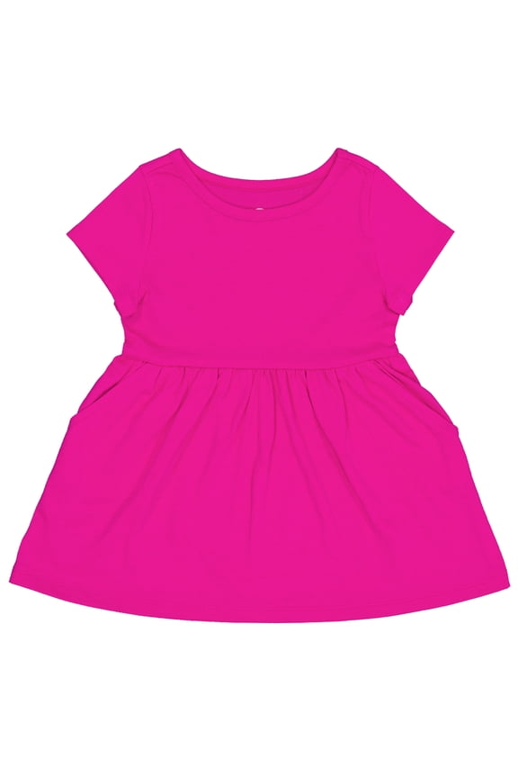 Toddler Girl Short Sleeve Play Dress, Sizes 12M-3T