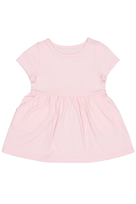 Toddler Girl Short Sleeve Play Dress, Sizes 12M-3T