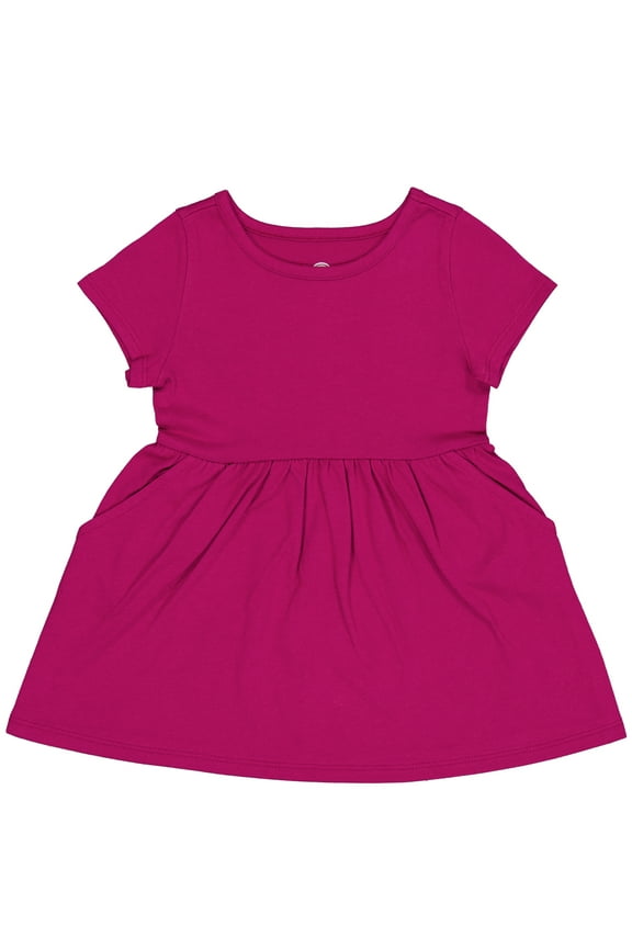Toddler Girl Short Sleeve Play Dress, Sizes 12M-3T