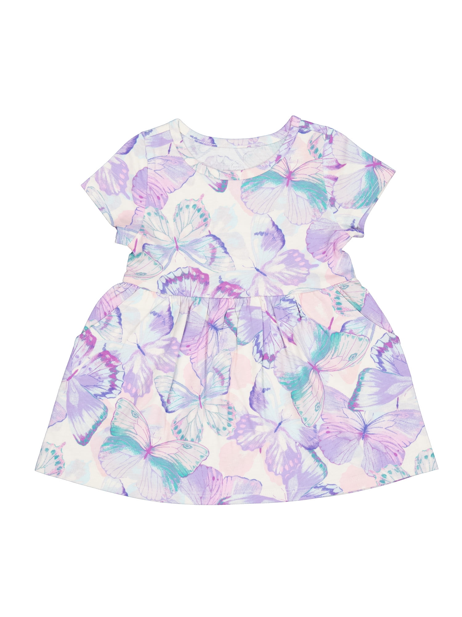 Wonder Nation Toddler Girl Knit Dress, Sizes 2T - 3T