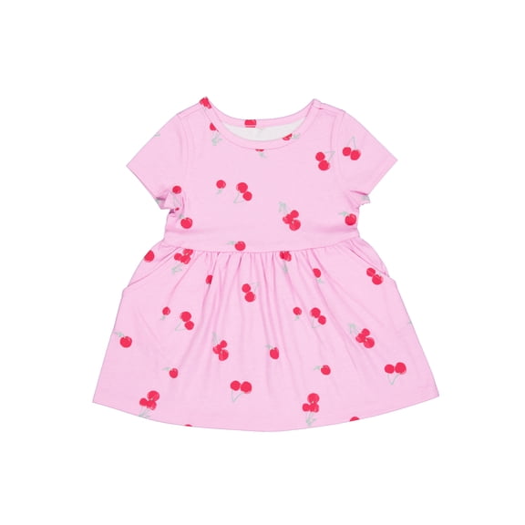 Wonder Nation Toddler Girl Knit Dress, Sizes 2T - 3T