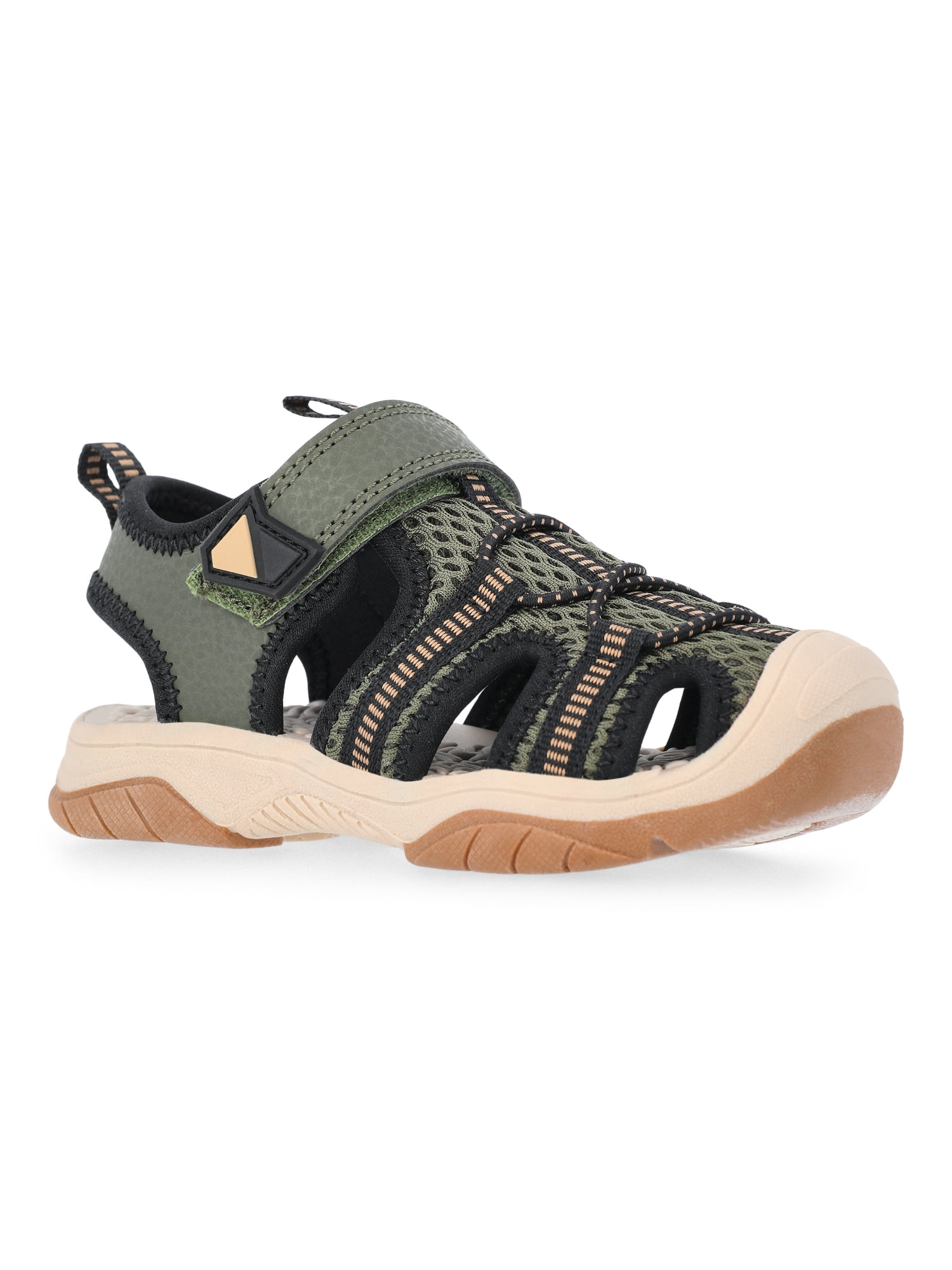 Wonder Nation Toddler, Little, and Big Boys Closed Toe Trail Sandals