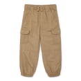 thumbnail image 1 of Wonder Nation Baby and Toddler Boys Cotton Cargo Jogger Pants, Sizes 12M-5T, 1 of 3