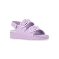 thumbnail image 1 of Wonder Nation Toddler Girls Two Buckle Jelly Sandals, 1 of 6