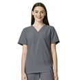 thumbnail image 1 of WONDERWINK Unisex 4 Pkt Utility Scrub Top Navy, 1 of 1