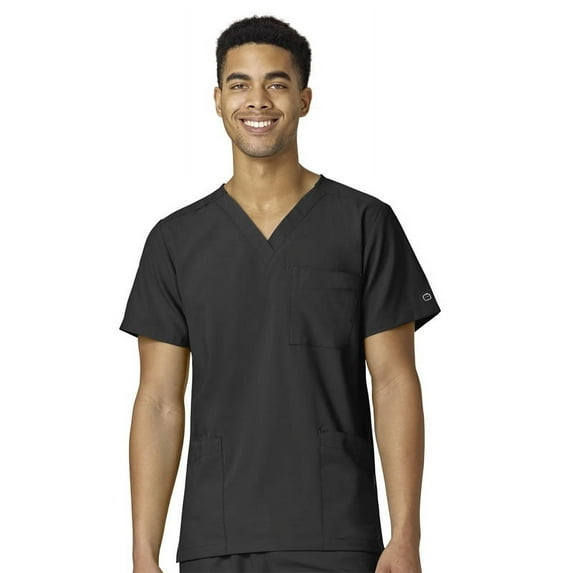 WONDERWINK Unisex 4 Pkt Utility Scrub Top Navy