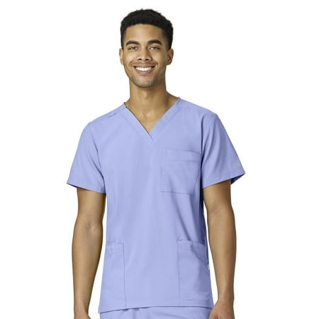 WONDERWINK Unisex 4 Pkt Utility Scrub Top Navy