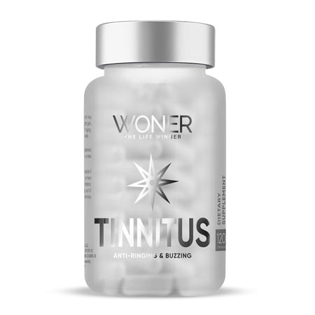 WONER T-innitus Relief for Ringing Ears Supplement, 120 Capsules