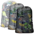 thumbnail image 1 of WONIMA Mesh Laundry Bags, 24" x 36", Heavy Duty with Reinforced Handles, Foldable & Portable, Drawstring Closure, 3-Pack Mixed Colors, 1 of 1