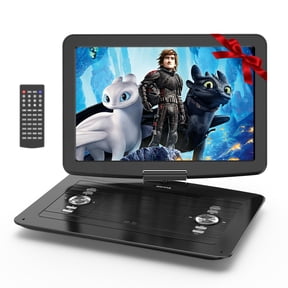WONNIE 17.9" Portable DVD Player with 15.4" HD IPS Screen, Car DVD/CD Headrest TV Video for Kids Player Car Traveling Companion (Black)