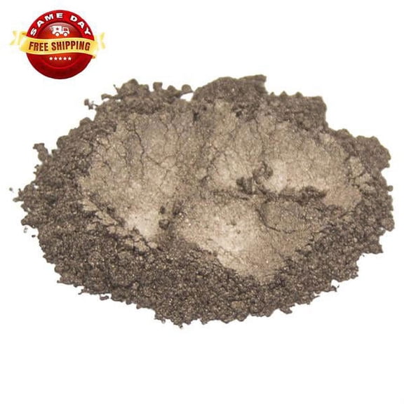 WOOD BROWN LUXURY MICA COLORANT PIGMENT POWDER COSMETIC GRADE 4 OZ