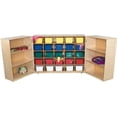 thumbnail image 1 of Wood Designs 25503 25 Tray Tri-Fold Storage with (25) Assorted Trays, 1 of 1