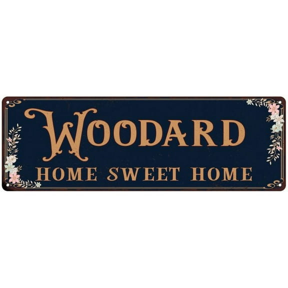 WOODARD Home Sweet Home Victorian Look 6x18 Metal Sign 106180046772