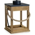 thumbnail image 1 of WOODEN CANDLE WARMER LANTERN WOOD & ROPE, 1 of 1