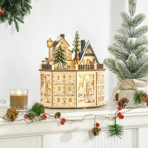 WOODEN CHRISTMAS ADVENT MUSIC CALENDAR Church Youth Group Sunday School Christmas Activity December Countdown For Holiday Programs