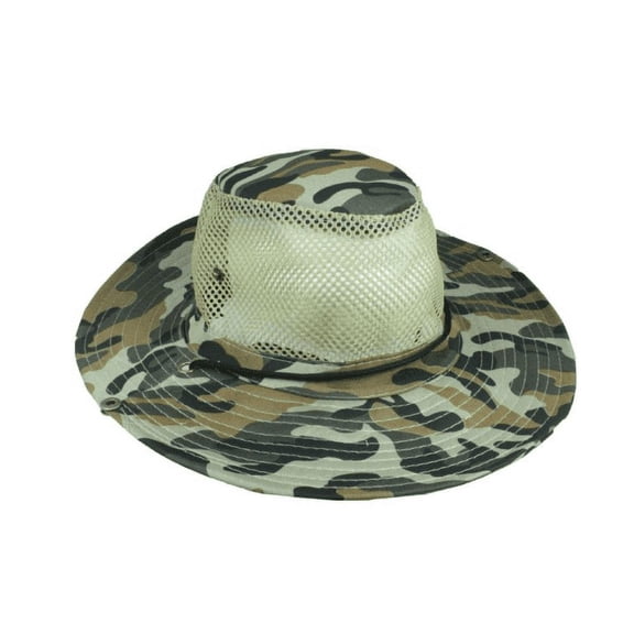 WOODLAND Camouflage BOONIE Summer HAT BEACH FISHING HUNTING CAMO Hiking VENTED