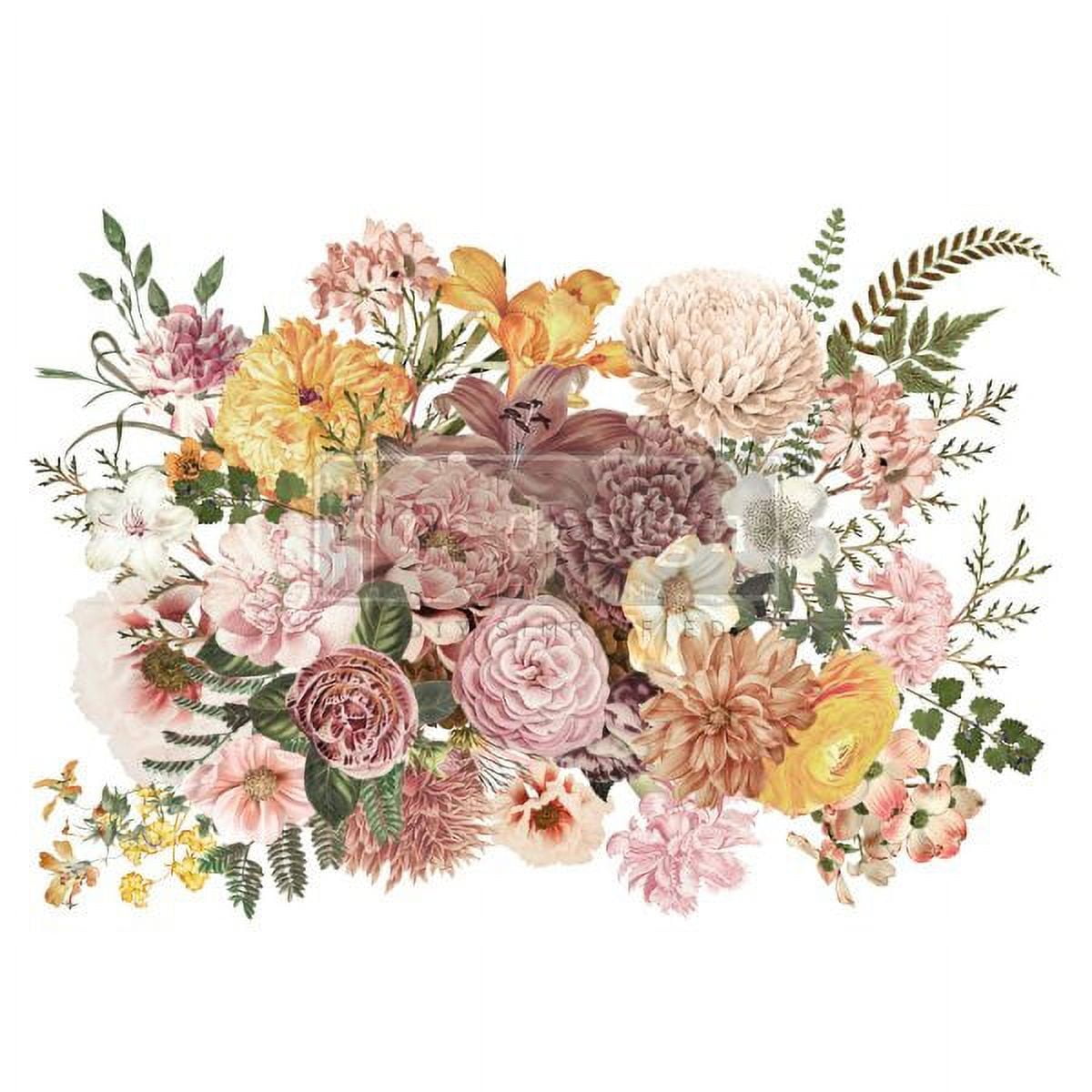 WOODLAND FLORAL REDESIGN WITH PRIMA TRANSFER