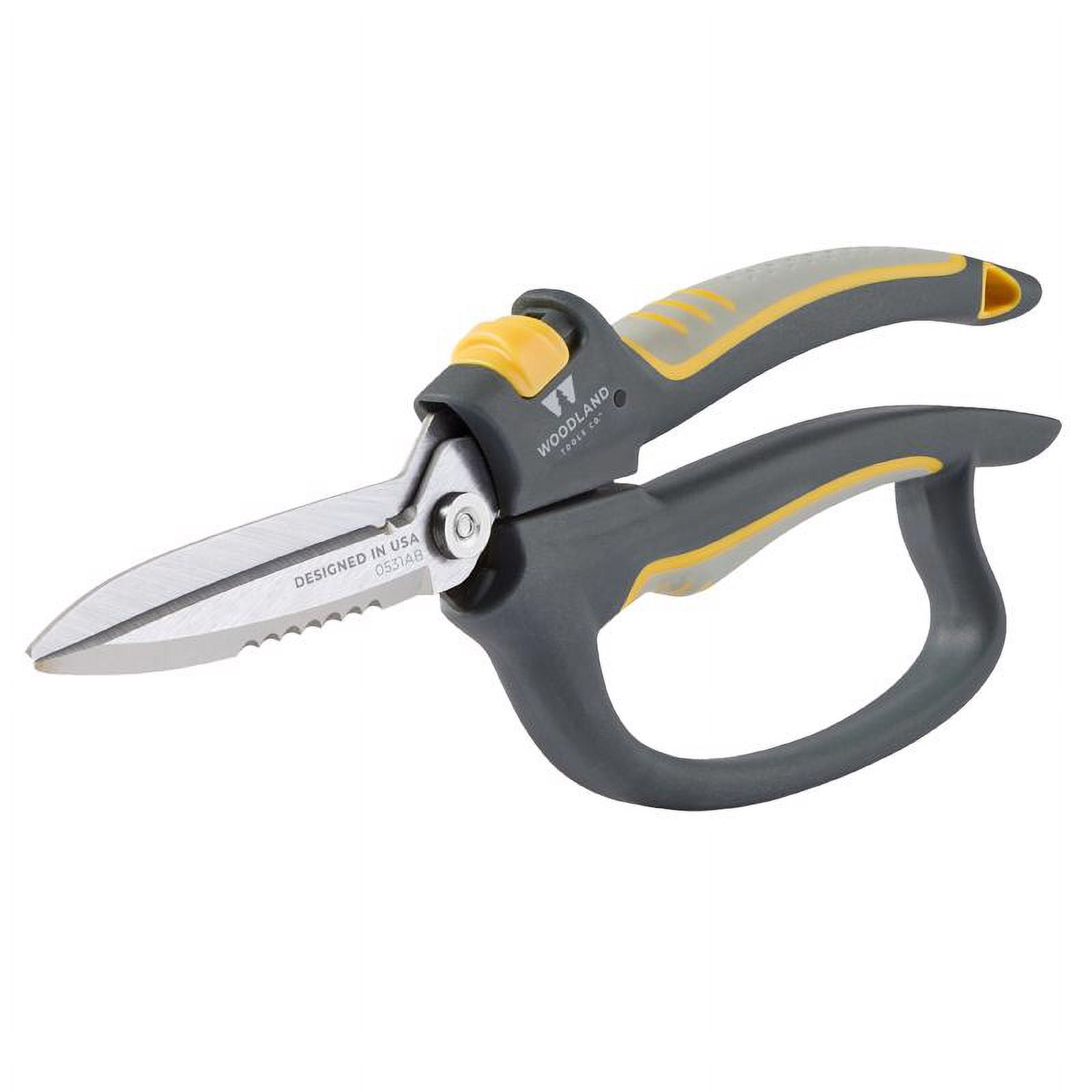 WOODLAND TOOLS 5 in. Stainless Steel Serrated Utility Shears - Walmart.com
