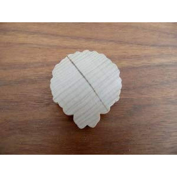 WOODNSHOP Wreath 2 Wood 1/4 x 1 1/4 PKG 25 Laser Cut Wooden Wreath 2