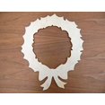 thumbnail image 1 of WOODNSHOP Wreath Wood 1/4 x 14 PKG 2 Laser Cut Wooden Wreath, 1 of 1