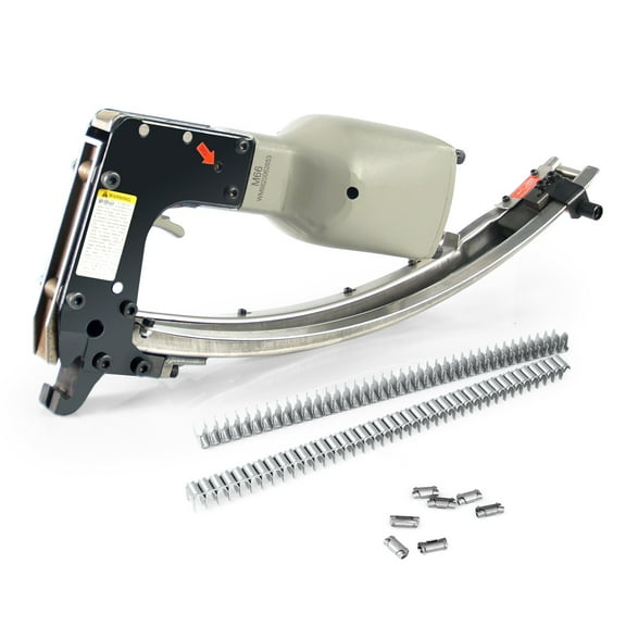 WOODPECKER M66-CL Pneumatic Clinching Clipper Air Clinch Clips Tool for Fixing Mattress Spring, Traps,Car Seat and Other Fastening