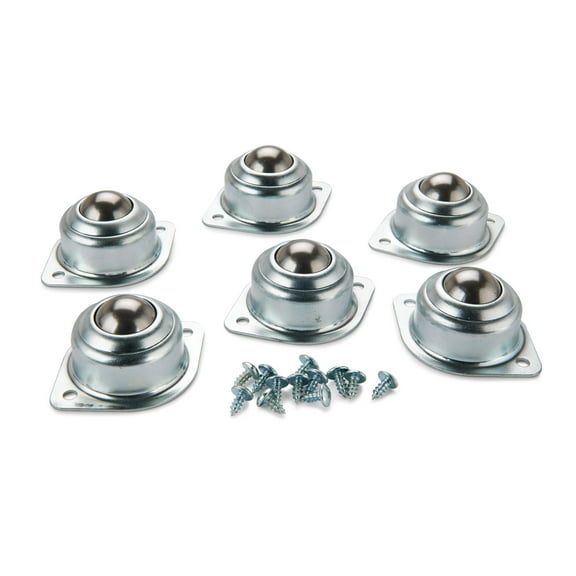 Woodriver 1" Universal Transfer Rollerball Guides 6-Piece