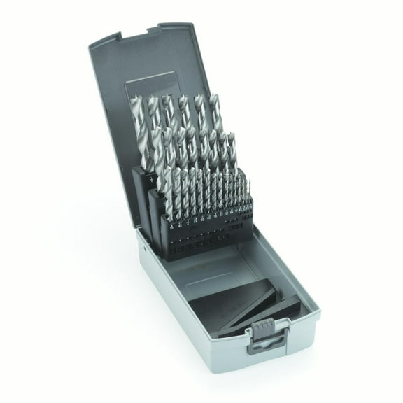 Woodriver 29 Piece Fractional Inch Brad Point Drill Bit Index Set