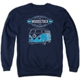 thumbnail image 1 of WOODSTOCK/VAN - ADULT CREWNECK SWEATSHIRT - NAVY - 2X, 1 of 1