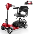 thumbnail image 1 of WOOKEN 4-Wheel Mobility Scooter for Seniors&Adults,17 Miles Foldable Electric Mobility Scooter,250W Powered Electric Wheelchair Device for Adults 330lbs,Basket,Compact Moving for Travel, 1 of 15