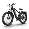 thumbnail image 1 of WOOKEN Electric Bike for Adults, 750W Ebike, 25MPH 60Miles Electric Mountain Bike, 26" Fat Tire Electric Bicycle with 48V 15AH Battery, Rear Rack, Lockable Suspension Fork,7 Speed,UL 2849, 1 of 11