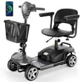 thumbnail image 1 of WOOKEN Mobility Scooter for Adults, Seniors, 24V 12AH Electric Powered Wheelchair Device, 250W 4 Wheels Compact Folding Duty Mobile for Elderly, 1 of 17
