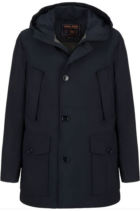 by John & Bros Men's GTX Summer Parka Jacket, Blue, Medium