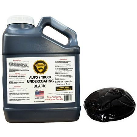 WOOLWAX® Lanolin Vehicle Undercoating. 1 Gallon BLACK