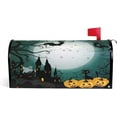 thumbnail image 1 of WOOR Halloween Pumpkin Magnetic Mailbox Cover Oversized for Garden Yard Outdoor Decorations-20.8" x 25.5", 1 of 5