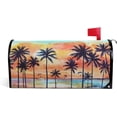 thumbnail image 1 of WOOR Summer Tropical Palm Trees Magnetic Mailbox Cover Beach Sunset Standard Size for Garden Yard Outdoor Decorations-18 x 20.8", 1 of 5
